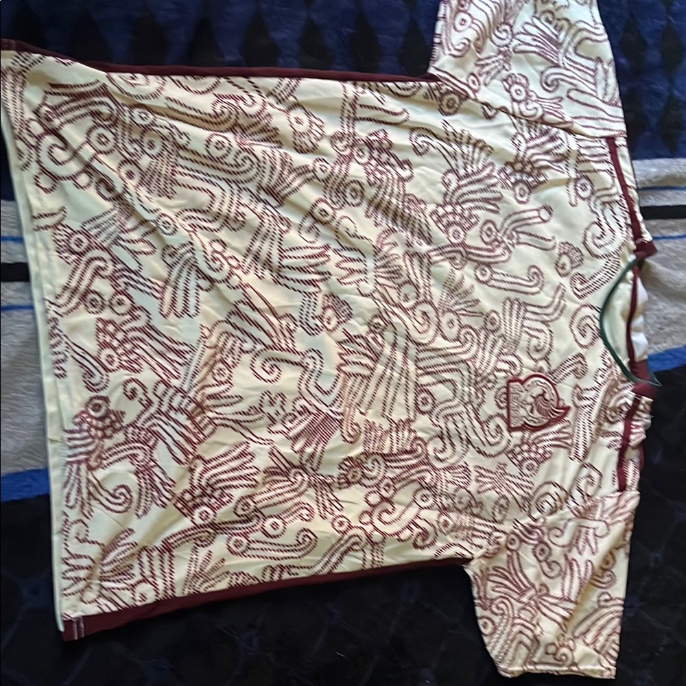 Cream and Maroon Mexico Jersey